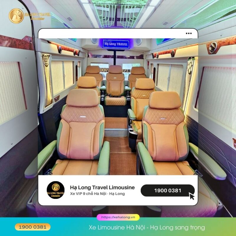 Review trải nghiệm thực tế đi xe limousine từ Hà Nội đến Hạ Long 1 Xe Limousine Hà Nội - Hạ Long sang trọng